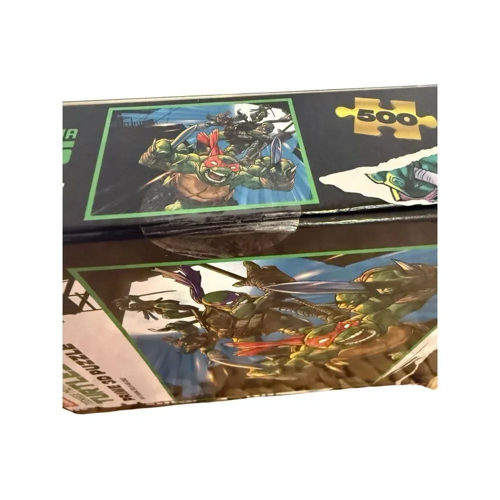 Brand New Nickelodeon Prime 3D Puzzle Teenage Mutant Ninja Turtles 500 Piece